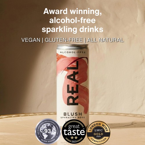 REAL Blush Slow Fermented Sparkling Tea