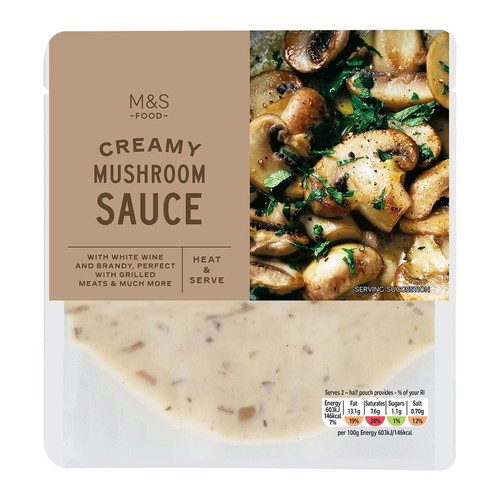 M&S Creamy Mushroom Sauce