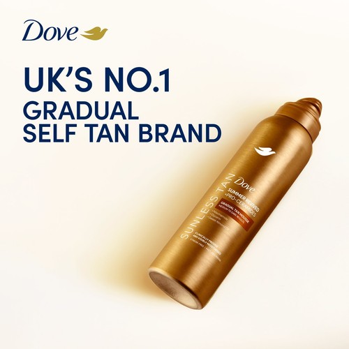 Dove DermaSpa Summer Revived Medium to Dark Gradual Self-Tan Body Mousse