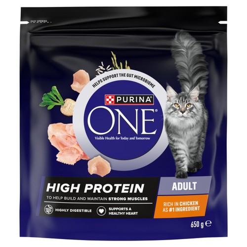 Purina One High Protein Chicken Dry Cat Food