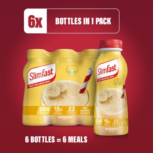 SlimFast Banana Milkshake Multipack