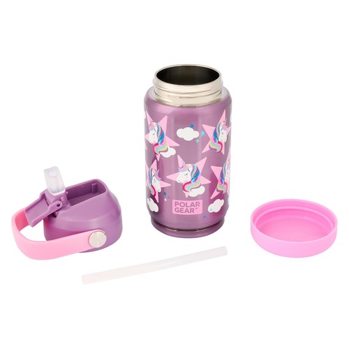 Polar Gear Unicorn Hydra Cool 370ml Stainless Steel Bottle