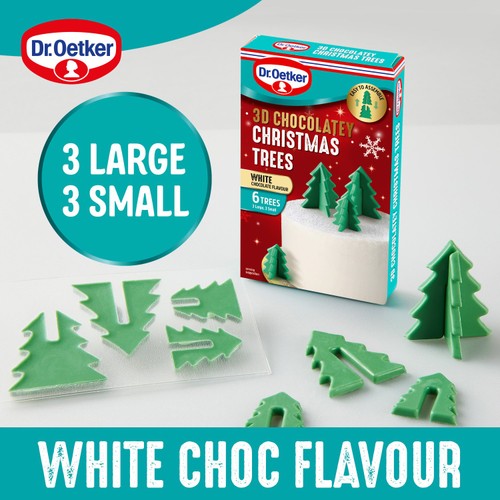 Dr. Oetker Christmas Chocolate Tree Cake Decorations