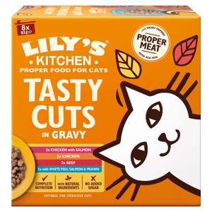 Lily's Kitchen Tasty Cuts in Gravy Mixed Multipack Wet Food for Cats