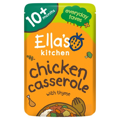 Ella's Kitchen Chicken & Rice Casserole Baby Food Pouch 10+ Months