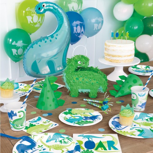 Blue & Green Dinosaur Paper Cups