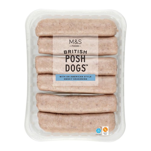 M&S Grill 6 Posh Dogs