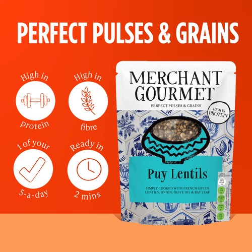 Merchant Gourmet Ready to Eat Puy Lentils