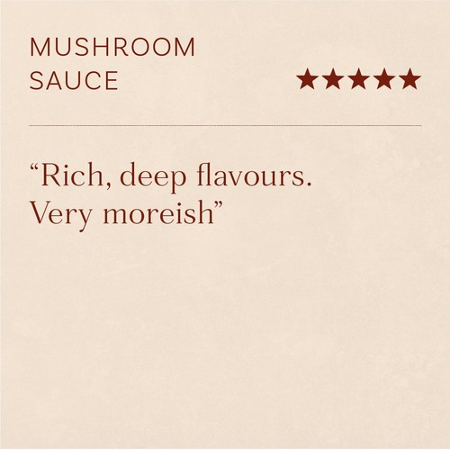 Pasta Evangelists Mushroom Sauce