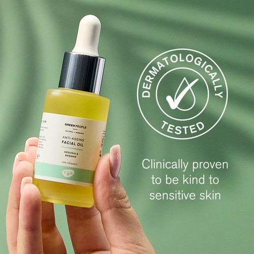 Green People Organic Facial Oil, Anti Ageing, Vegan