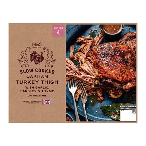 M&S Oakham Slow Cooked Turkey Thigh