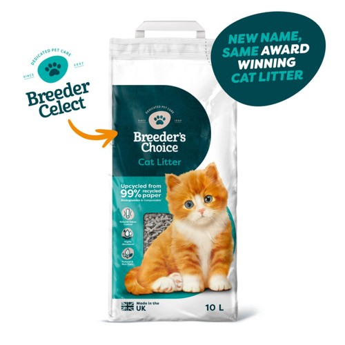 Breeder's Choice Paper Non Clumping Cat Litter 10L