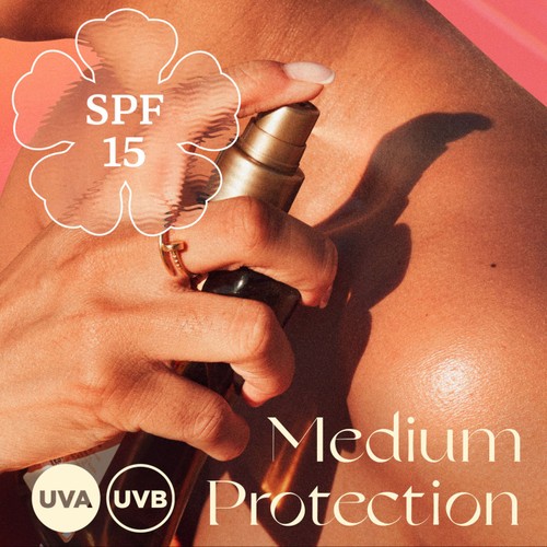 Hawaiian Tropic Glowing Protection SPF 15 Dry Oil Sun Spray