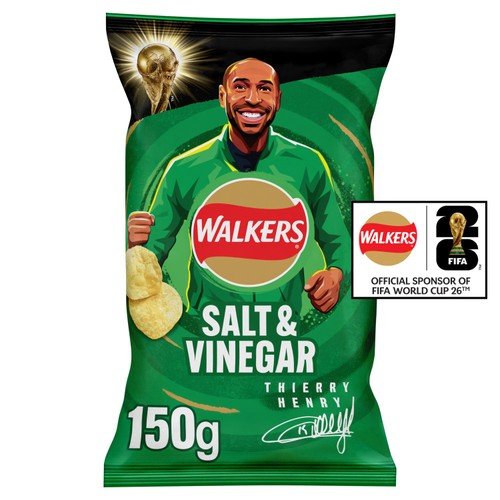 Walkers Salt & Vinegar Sharing Bag Crisps