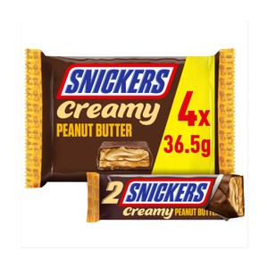 Snickers Creamy Peanut Nut Butter Milk Chocolate Duo Bar 36.5g