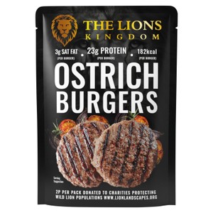 The Lions Kingdom Ostrich Burgers
