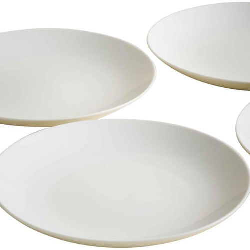 M&S Maxim Coupe Side Plate, White