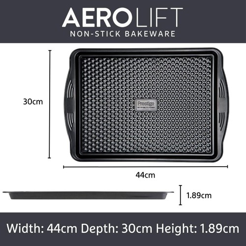 Prestige Aerolift Carbon Steel Large Baking Tray 44 x 30cm