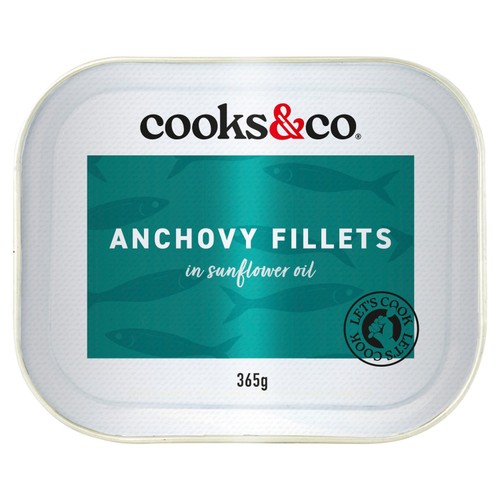 Cooks&Co Anchovy Fillets in Oil