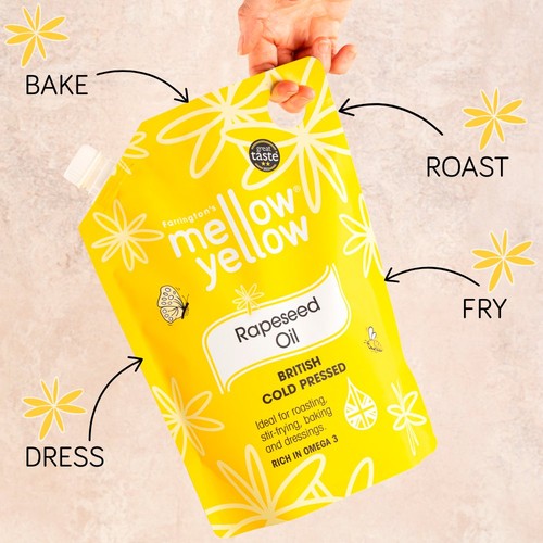 Farringtons Mellow Yellow Cold Pressed Rapeseed Oil Refill