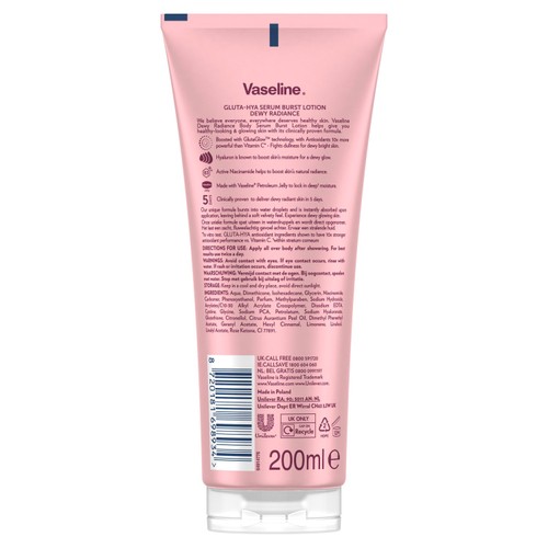 Vaseline Gluta-Hya Lotion Dewy Radiance