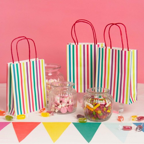 Talking Tables Striped Rainbow Party Bags