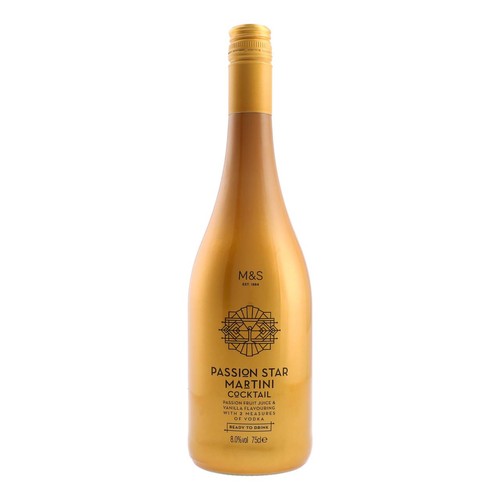M&S Passion Star Martini Cocktail