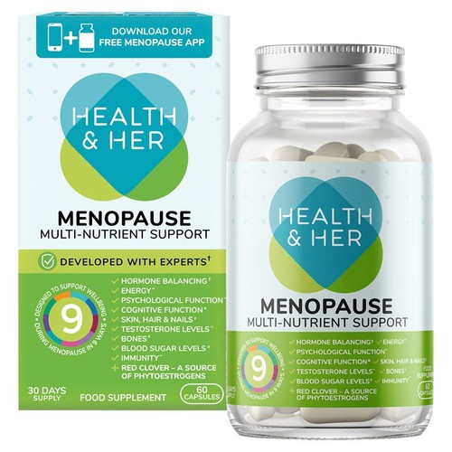 Health & Her Menopause Multi-nutrient Support Supplement Capsules 