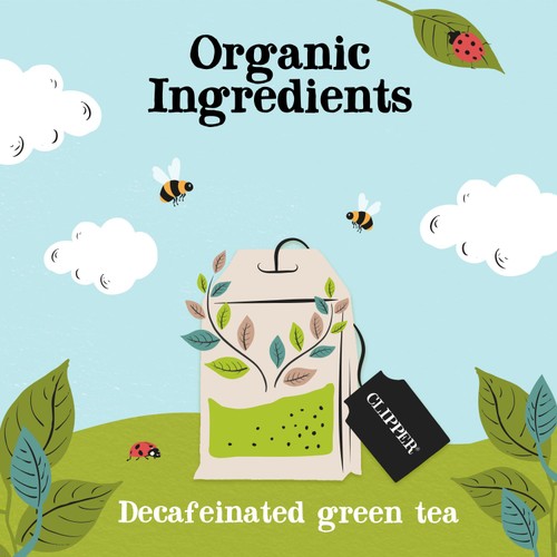 Clipper Organic Everyday Decaf Tea Bags | Natural Unbleached Plant-Based Biodegradable & Non GM Black Tea Bags | | Eco Conscious Organically Grown & Fair Trade Tea (80 Teabags) (Pack Of 2