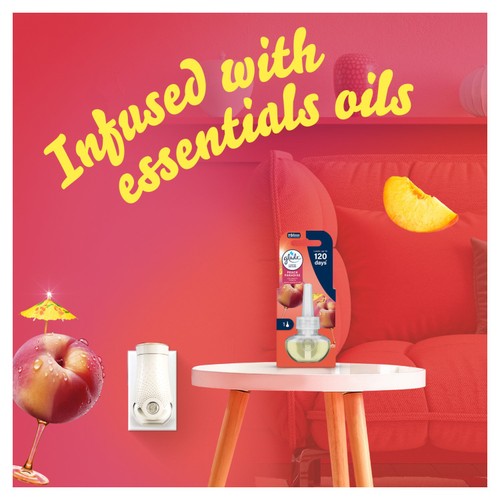 Glade Plug In Scented Oil Refill Peach Paradise