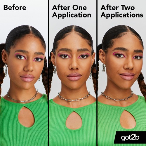 got2b Glued 4 Brows & Edges Tinted Dark Brown to Black