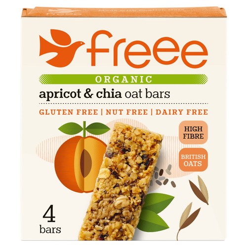 Freee Organic Gluten Free Apricot & Chia Oat Bars