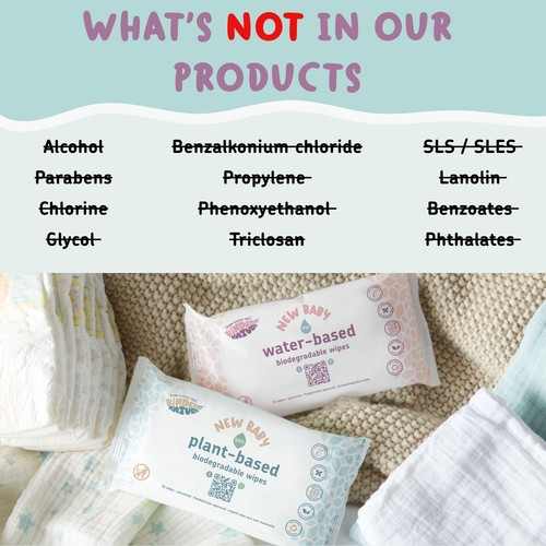 Kinder by Nature Plant-Based Wipes