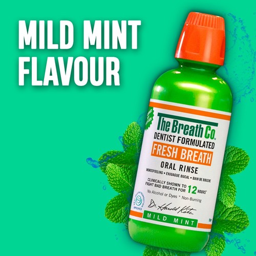 The Breath Co. Alcohol Free Mouthwash Mild Mint