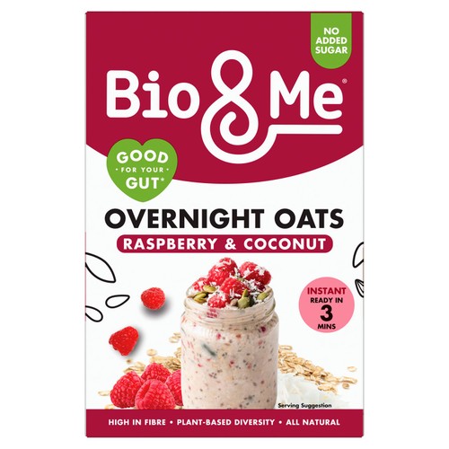 Bio&Me Raspberry & Coconut Overnight Oats