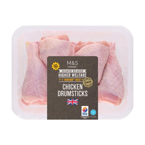 M&S Oakham Gold Chicken Drumsticks