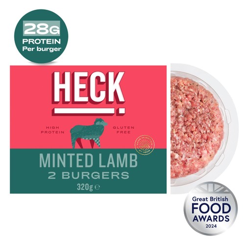 HECK! Minted Lamb Gluten Free 2 Burgers
