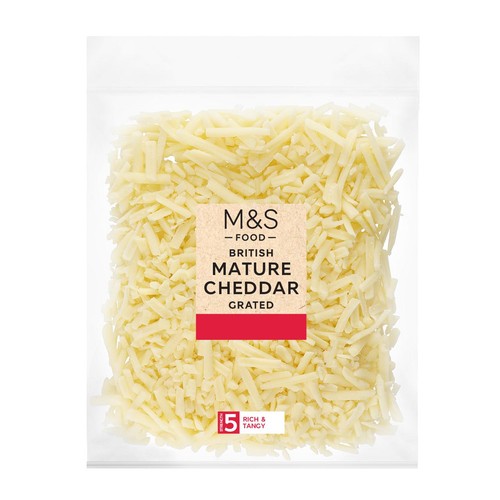 M&S British Mature Grated Cheddar