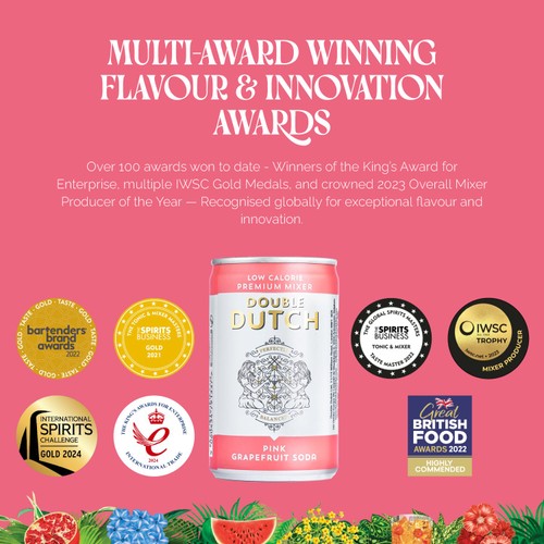 Double Dutch Pink Grapefruit Soda