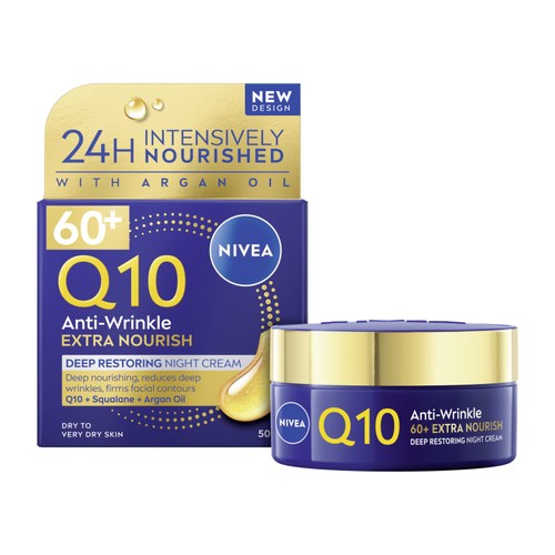 NIVEA Q10 Power Anti-Wrinkle 60+ Night Cream