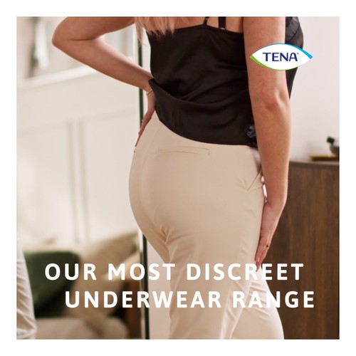 TENA Silhouette Incontinence Pants Black L