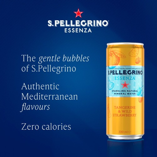 San Pellegrino Essenza Sparkling Water Tangerine & Strawberry