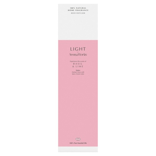 AromaWorks Reed Diffuser Basil & Lime