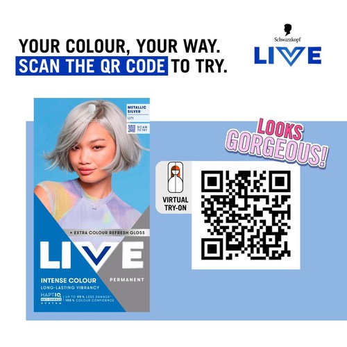 LIVE Intense Colour U71 Metallic Silver