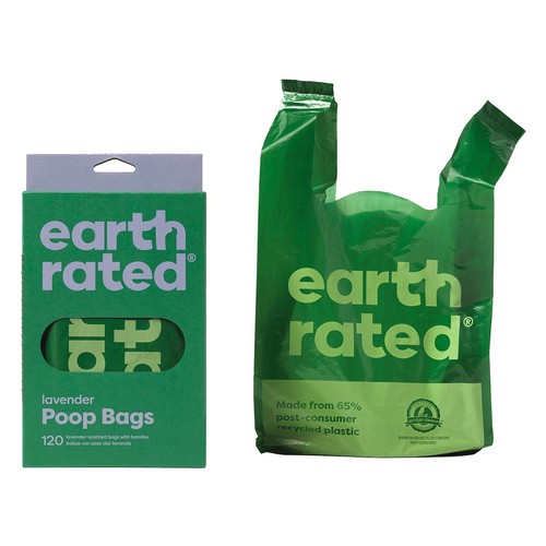 Earth Rated Poop Bags Lavender Tie Handle Bags