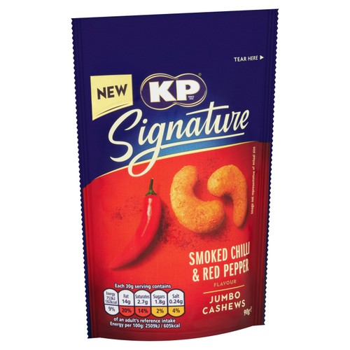 KP Signature Smoked Chilli and Red Pepper Cashew Nuts
