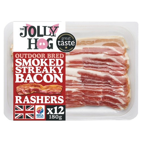 The Jolly Hog Smoked Drycure Streaky Bacon