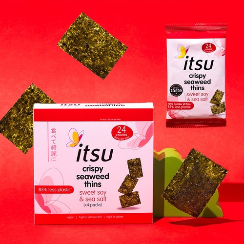 itsu Seaweed Thins Sweet Soy & Sea Salt Multipack