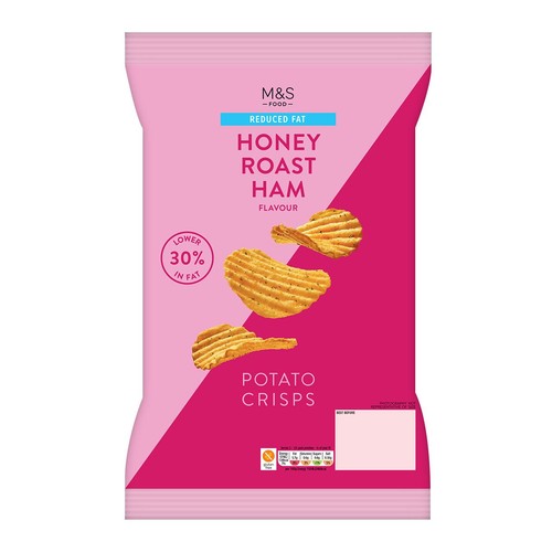 M&S Reduced Fat Honey Roast Ham Crisps