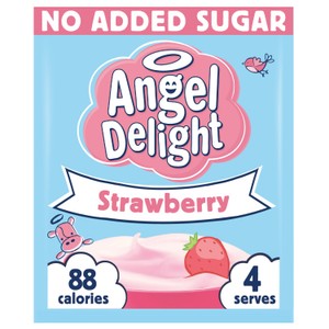 Angel Delight No Added Sugar Strawberry Instant Dessert Mix 47g